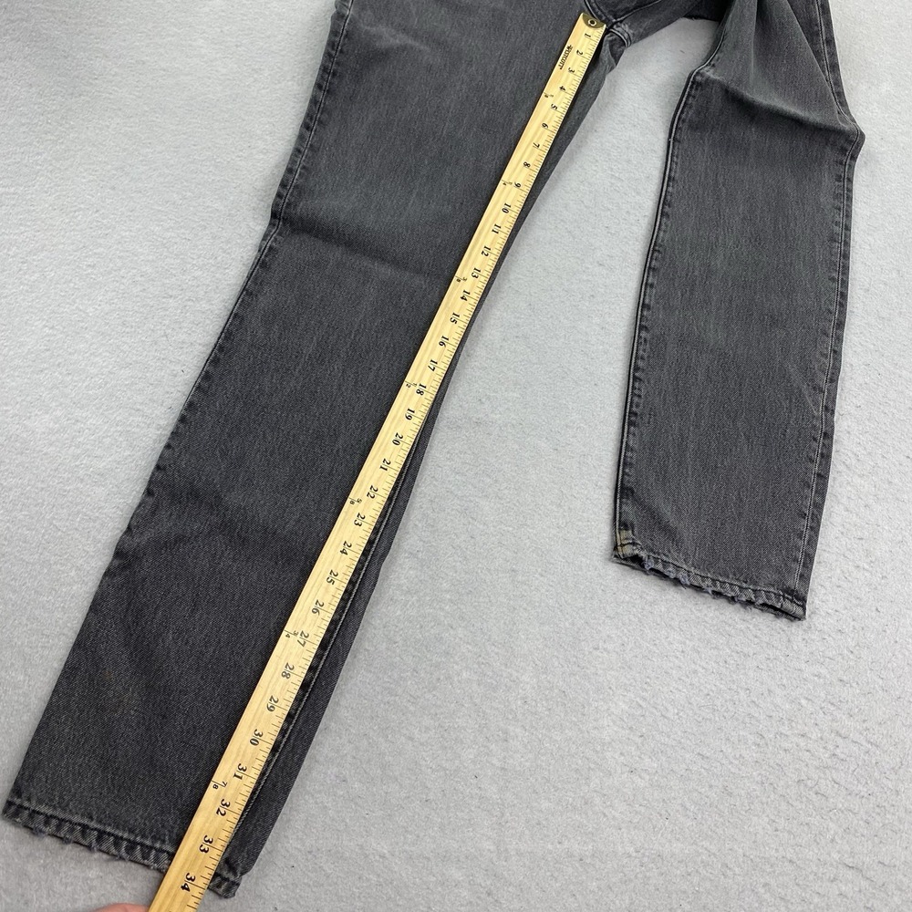 J Crew Jeans Mens 32x34 Black Wash 484 Slim Fit Tapered Leg - Picture 11 of 15